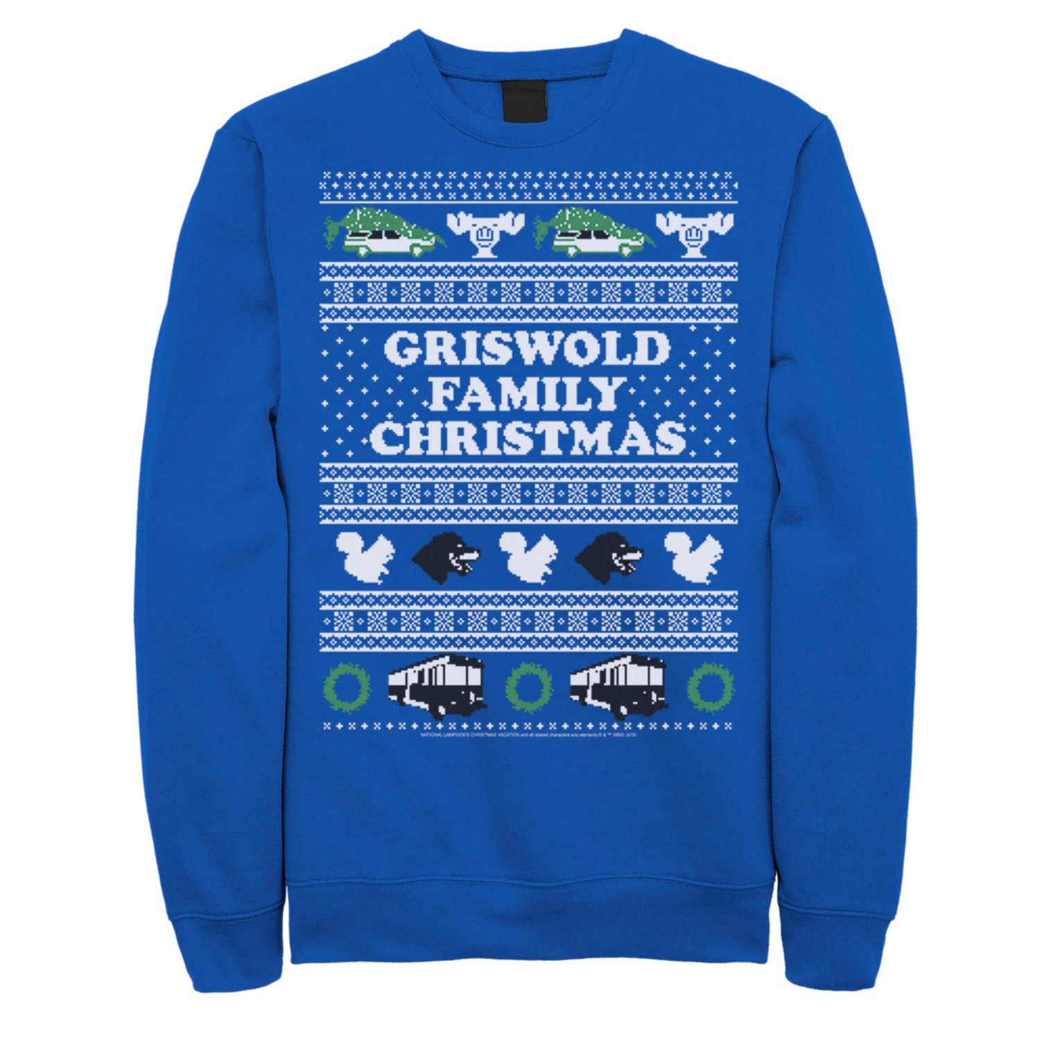 Men's National Lampoon's Christmas Vacation Logo Ugly Sweater Sweatshirt